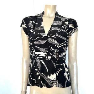 MEXX SILK BLEND WRAP BLOUSE